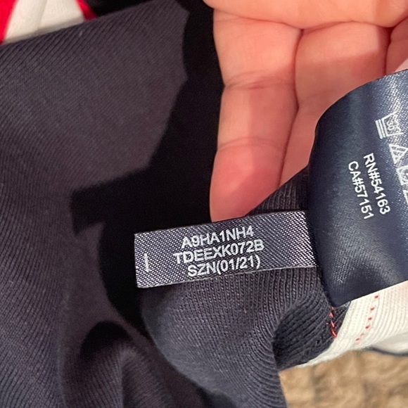 Tommy Hilfiger navy red white tennis sleeveless mini dress - Picture 6 of 6